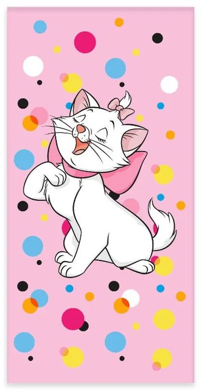 Disney Marie Bubbles prosop de baie, prosop de plajă 60x120cm