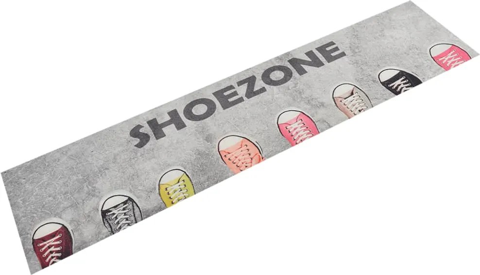 vidaXL Covor de bucătărie lavabil Shoezone, 60x300 cm, catifea