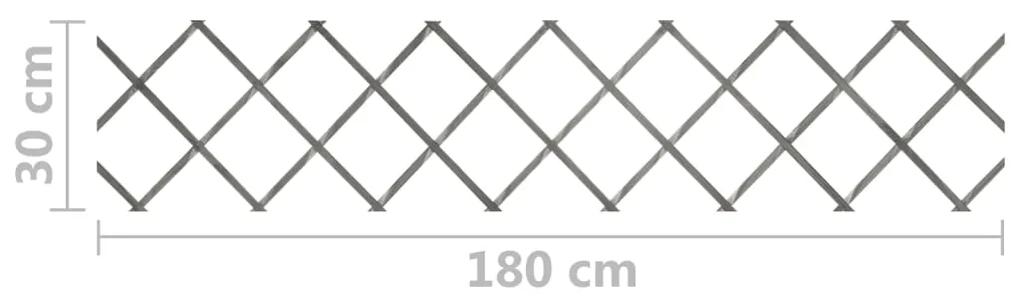 Garduri din spalier, 5 buc., gri, 180x30 cm, lemn masiv de brad 5, Gri, 180 x 30 cm