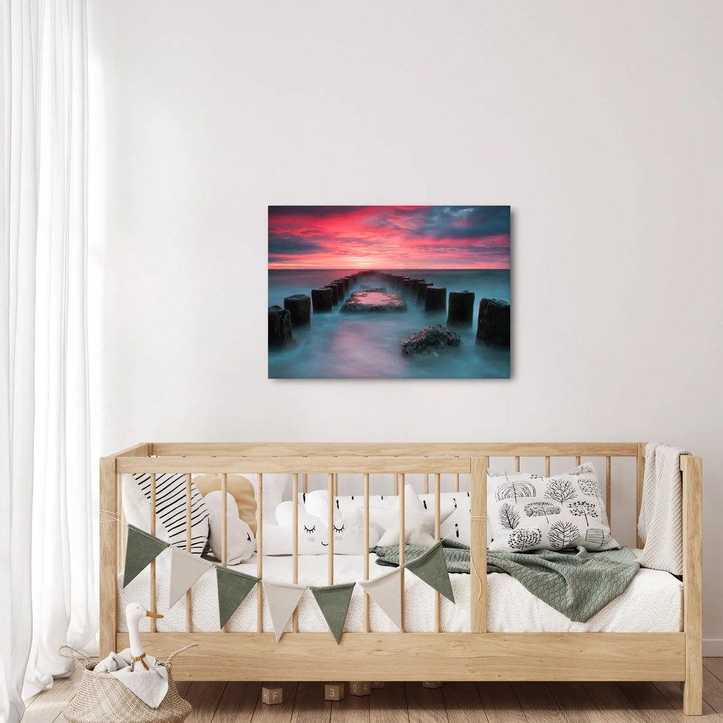 Tablou - Pietre în mare (70x50 cm)