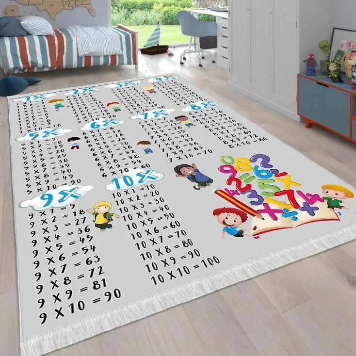 Covor copii antiderapant, Micul Matematician, mai multe dimensiuni