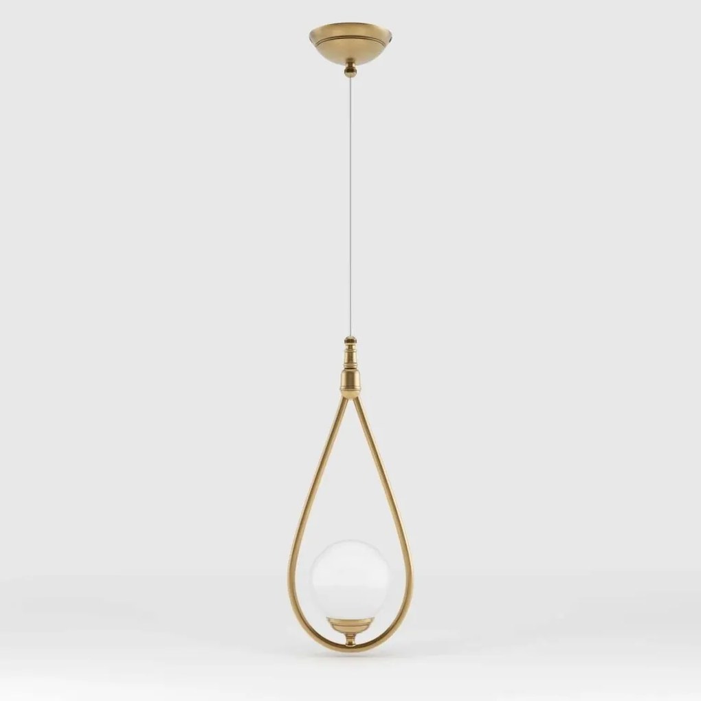 Pendul din alama in forma de lacrima Iside