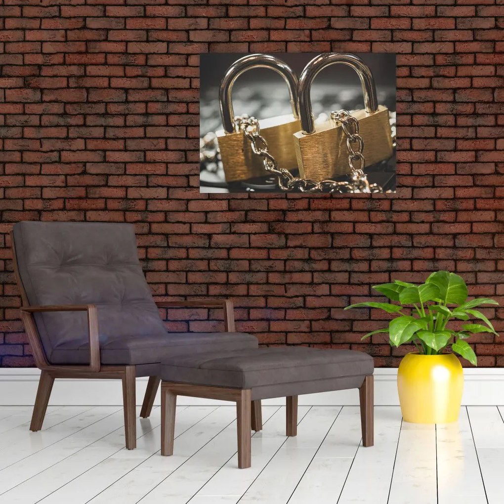 Tablou cu două cetăți (70x50 cm)