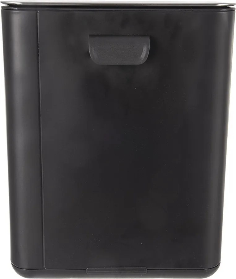 Coș de gunoi negru cu pedală din oțel inoxidabil 20 l Black – Orion