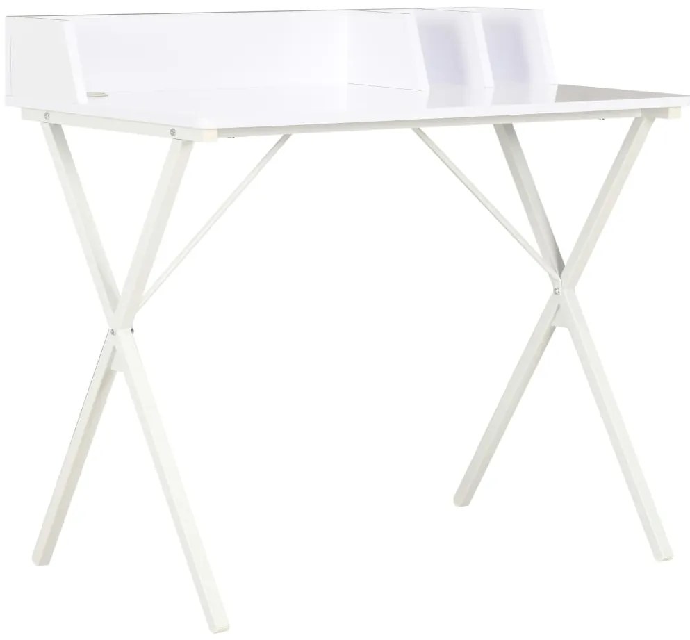 vidaXL Birou, alb, 80 x 50 x 84 cm