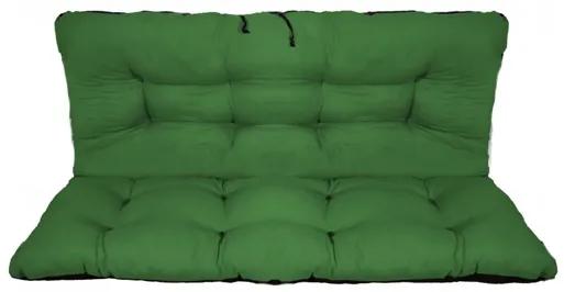 Set perne decorative pentru mobilier paleti, perna sezut 120x70 cm + perna spate 120x40 cm, culoare verde