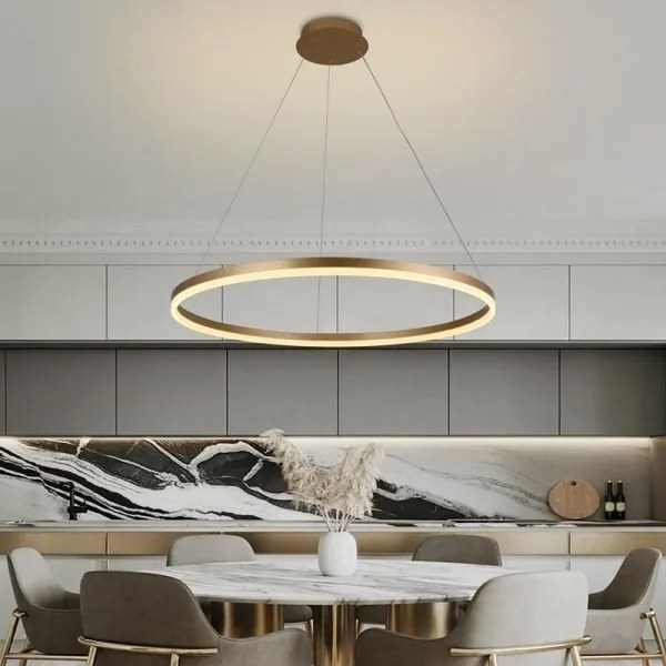 Lustră LED dimabilă pe cablu LED/55W/230V 3000-6500K + telecomandă