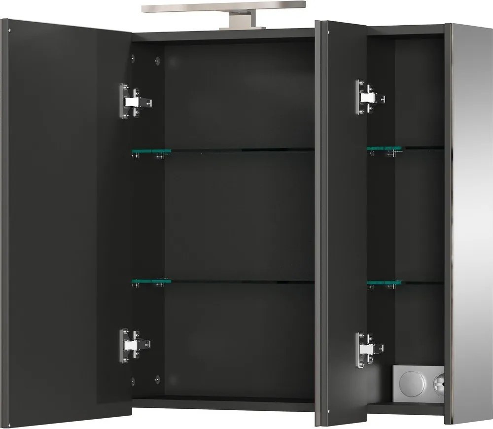 Dulap de baie gri 80x71 cm – Germania