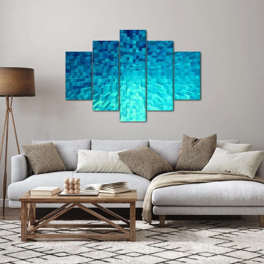Tabloul - cuburi abstracte (150x105 cm)