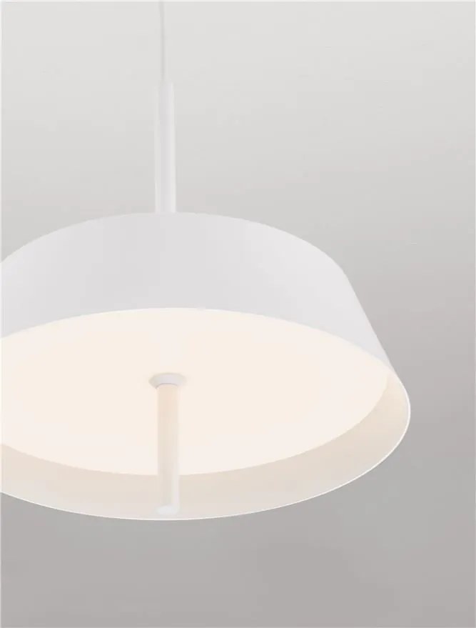 Lustra LED suspendata VELIO alb 35cm