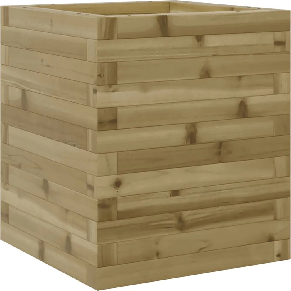 vidaXL Jardinieră de grădină, 40x40x46 cm, lemn de pin impregnat