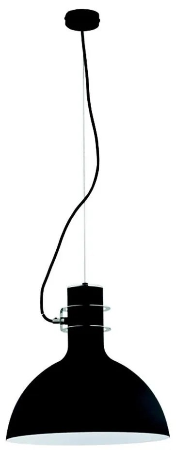 Lustră pe cablu ZINE 1xE27/15W/230V negru