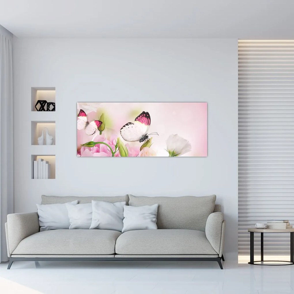 Tablou - Fluturele (120x50 cm)