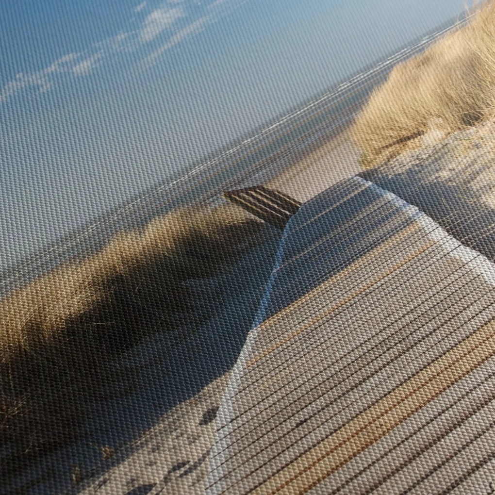 Tablou - Plaja cu nisip de pe insula Langeoog, Germania (150x105 cm)