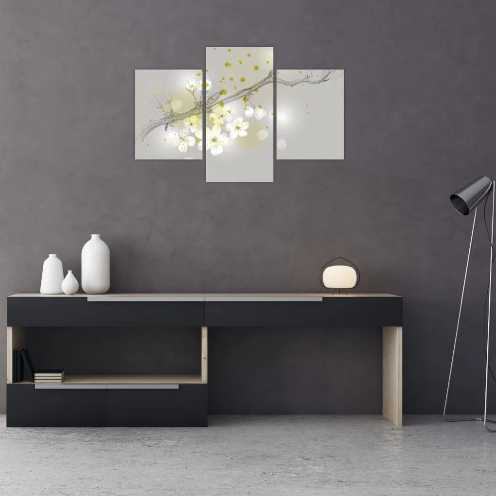 Tablou - Crenguțe înflorite (90x60 cm)