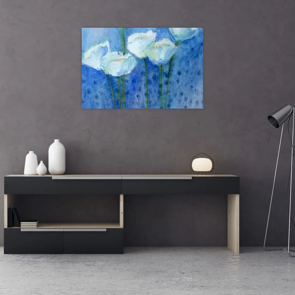 Tablou - Lalele albe (90x60 cm)