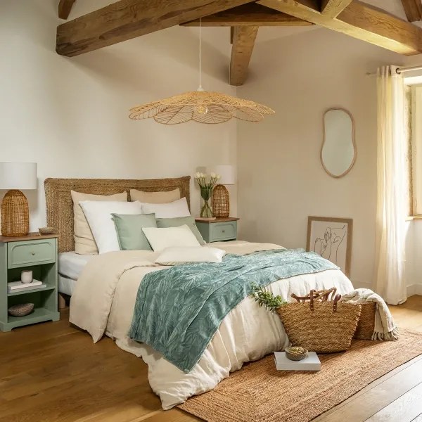 Oglindă de perete Atmosphera LIVIA 75x45 cm paulovnia