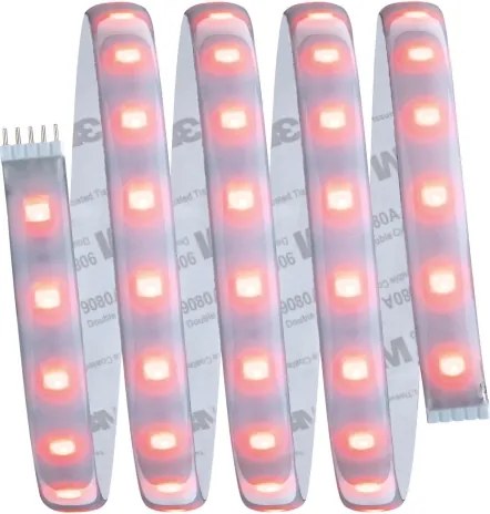 Paulmann 70627 - Bandă LED RGB MAXLED, 18 W, reglabilă, 1,5 m, 230 V, cu telecomandă