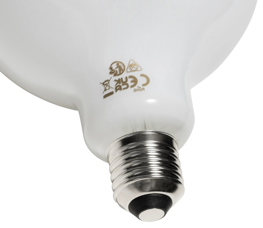 Set 5 Becuri LED E27 Dimmabile Opal G125 5W 450 lm 3000K