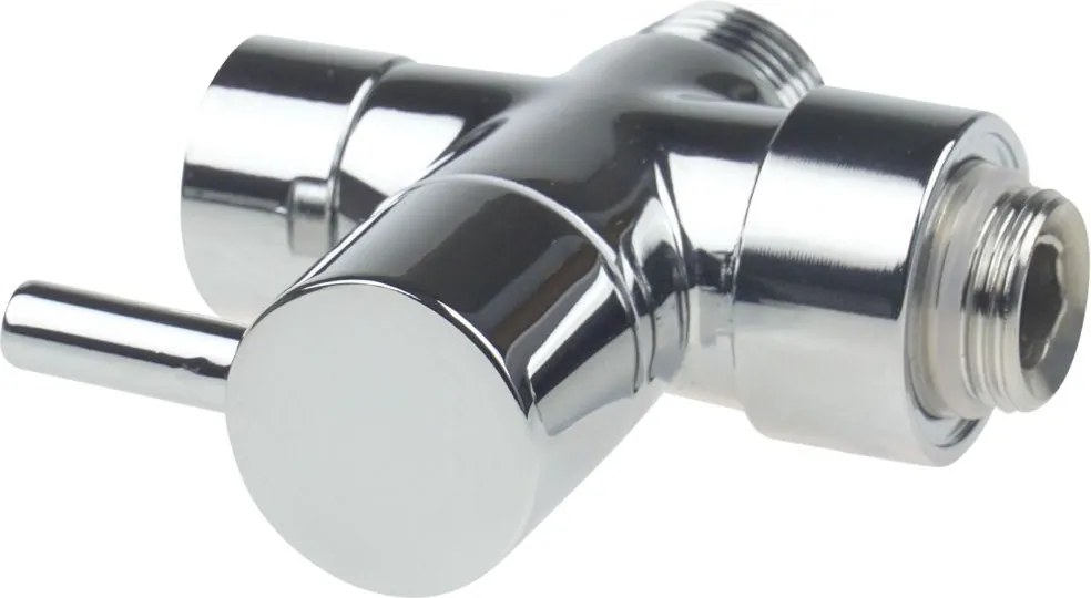 Comutator de dus cu 2 functii pentru coloane de dus Deante crom lucios