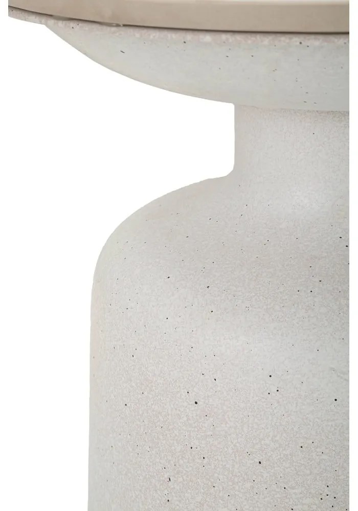 Măsuță auxiliară rotundă cu blat ceramic ø 40 cm Fush – Mauro Ferretti