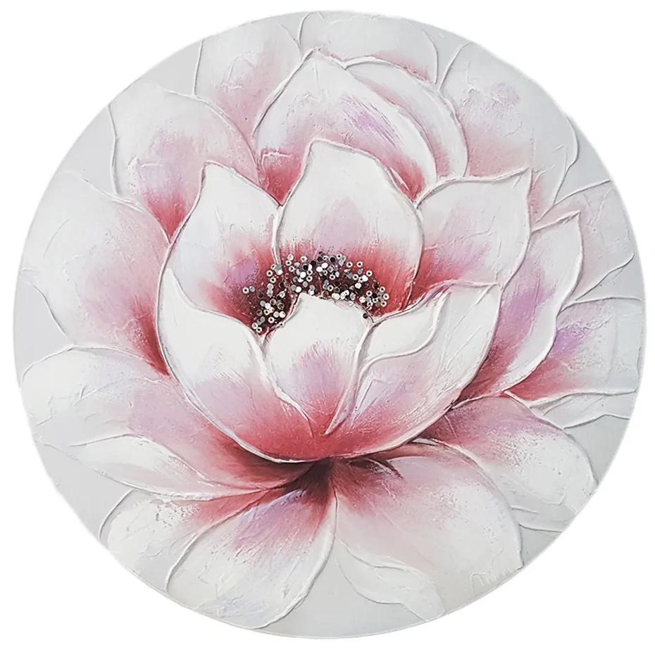 Tablou canvas White Pink Flowers 60 cm