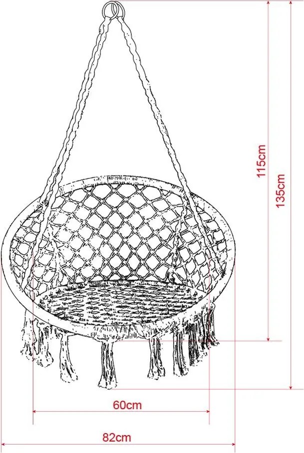 Scaun suspendat Avenberg JAMAICA