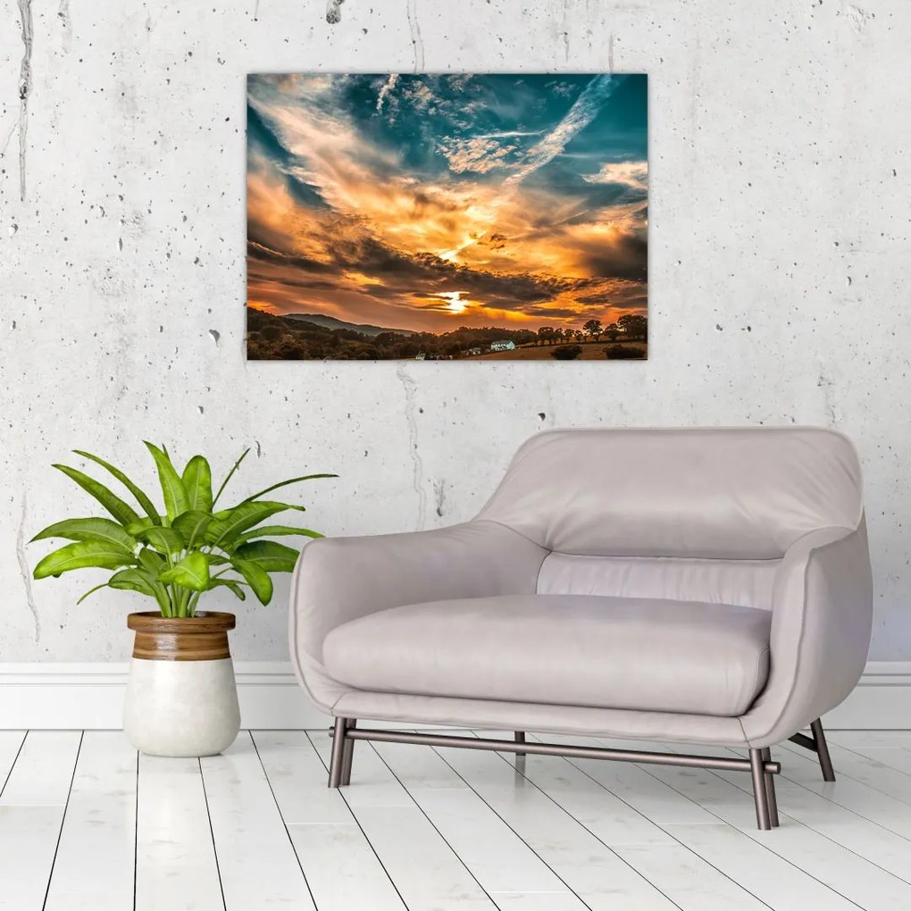 Tablou cu nori (70x50 cm)