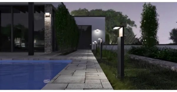 Lampă LED de exterior NATURA LED/12W/230V 4000K 60 cm IP65 maro/antracit