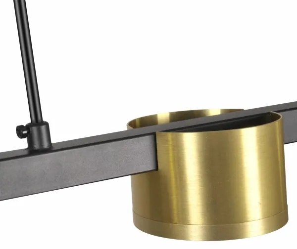 Lustră LED pe cablu MIRELLA 3xGX53/6W/230V auriu/negru