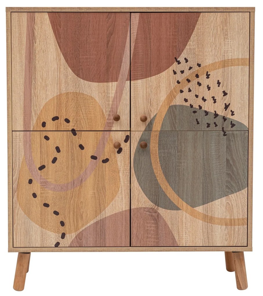 Mobilier pentru hol Maluxe 0900 (Stejar sonoma + Piatră). 1089069