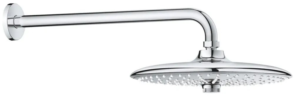 Palarie dus fix Grohe Euphoria 260, O26 cm cu brat, montaj pe perete