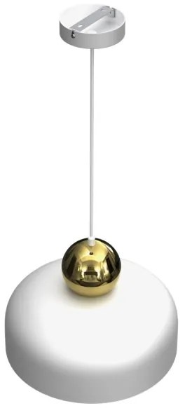 Lustră pe cablu HARALD 1xE27/60W/230V albă