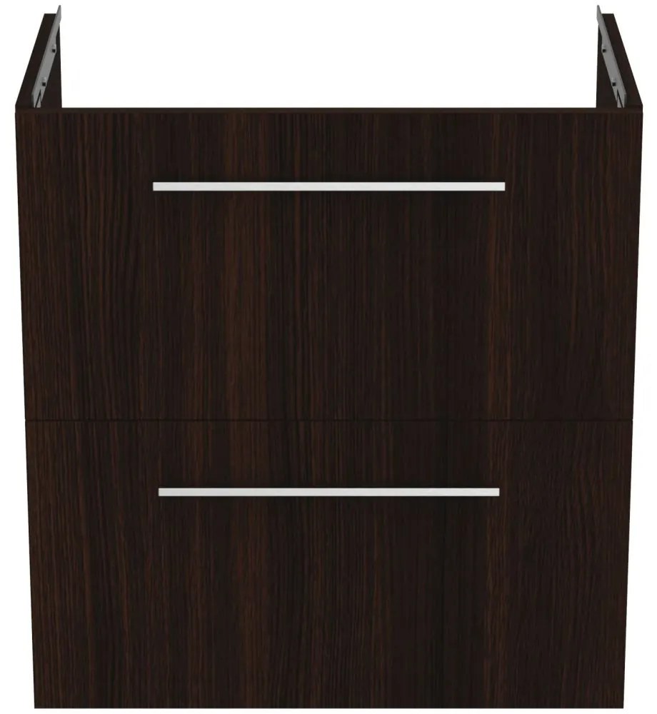 Dulap baza lavoar, 60x38x63 cm, 2 sertare, cafea stejar Stejar cafeniu