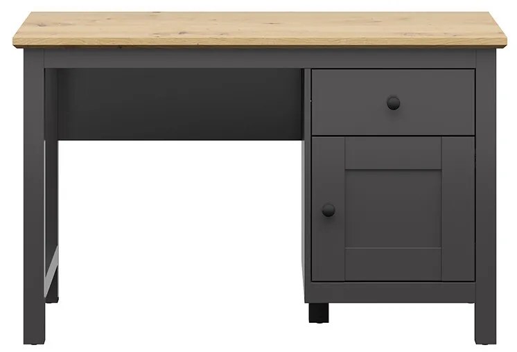 Masă PC Hesen BIU1D1S (grafit + Stejar artisan). 1062503