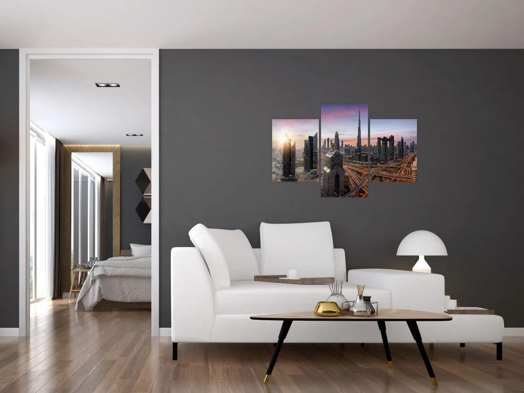 Tablou - Panorama din Dubai (90x60 cm)