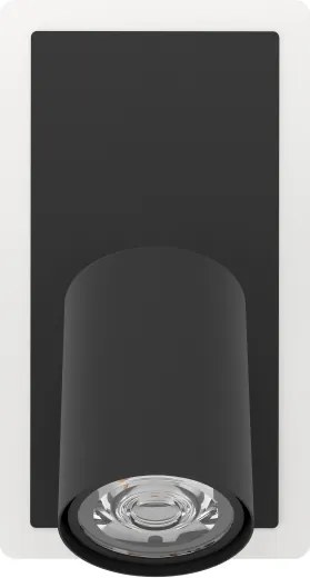 Eglo 901634 - Aplică spot de perete RIMBOCCHI LED/7W/230V, neagră