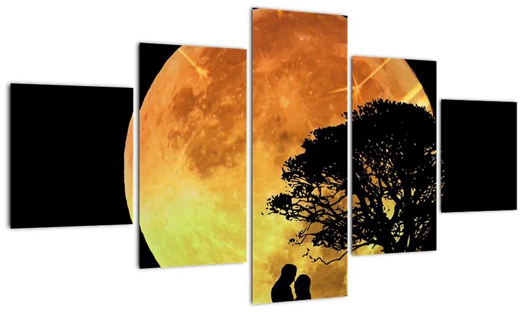 Tablou cu umbre în lumina lunii (125x70 cm), în 40 de alte dimensiuni noi