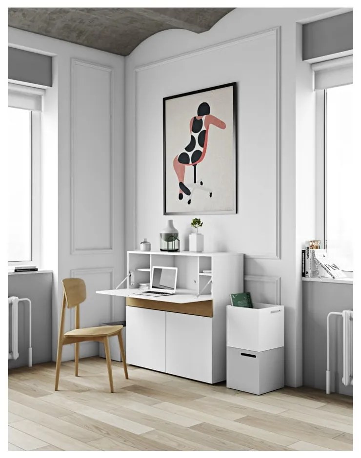 Cutie depozitare pentru bibliotecă TemaHome Berlin, gri