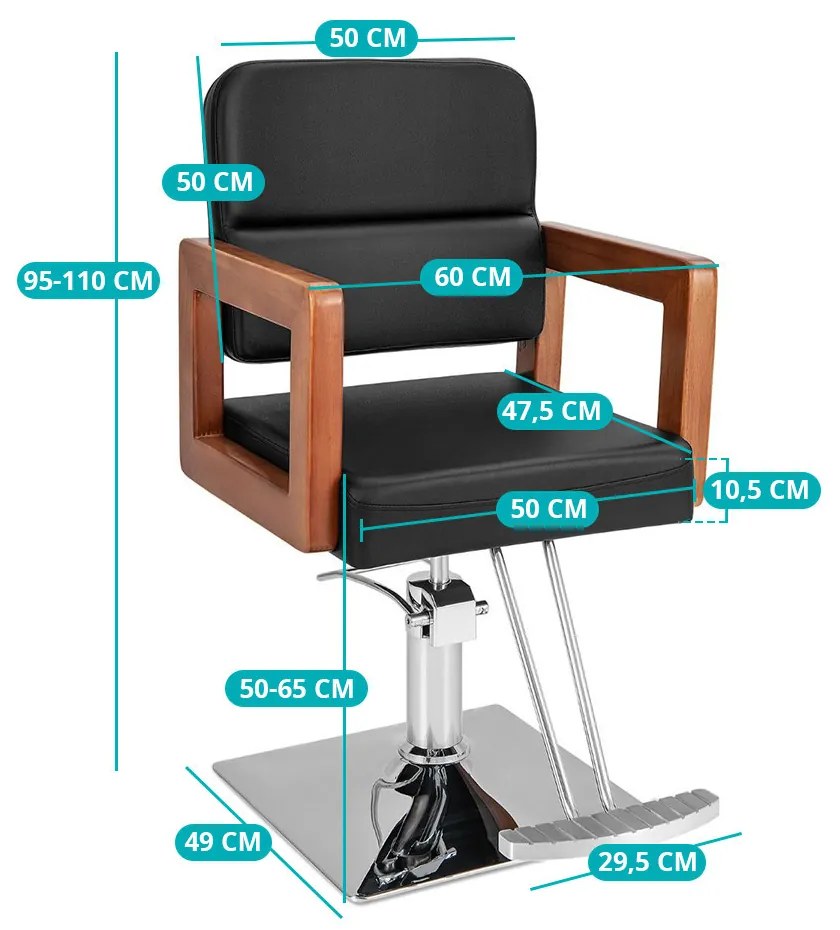 Scaun de frizerie hidraulic