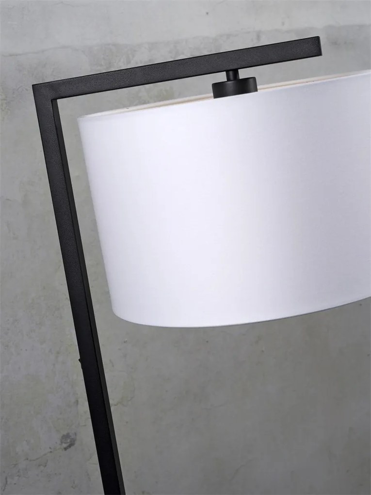 Lampadar, Lampa de podea moderna Boston negru/ alb