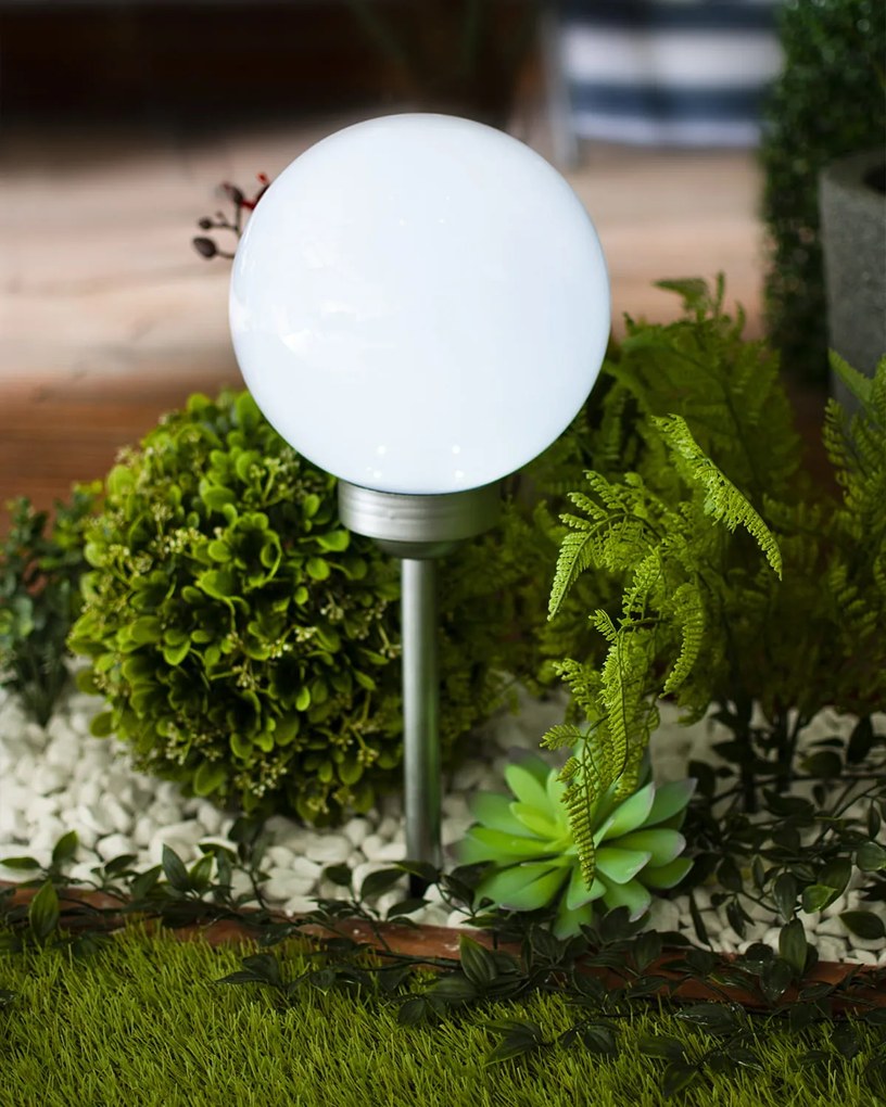Lampa cu glob solar 34cm LED