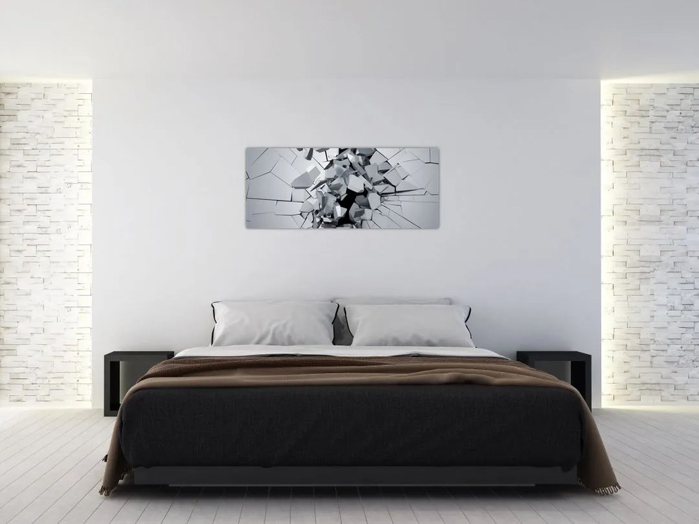 Tablou abstracție 3D (120x50 cm)