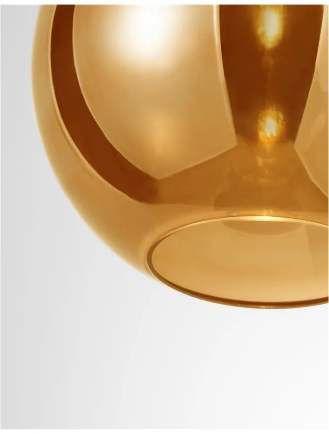 Pendul design modern NAZIO, 25cm, auriu NVL-9080252