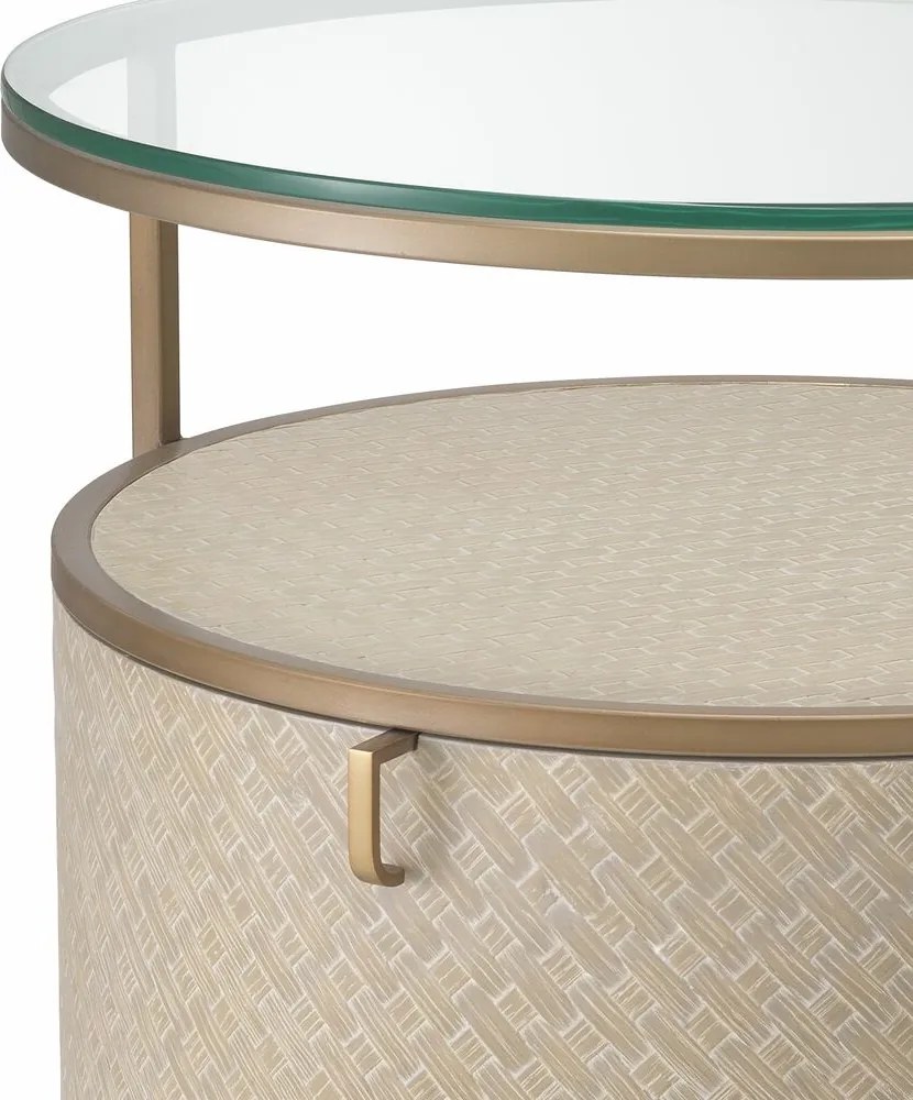 Noptiera/ Masuta laterala design LUX Napa Valley stejar albit 114776 HZ