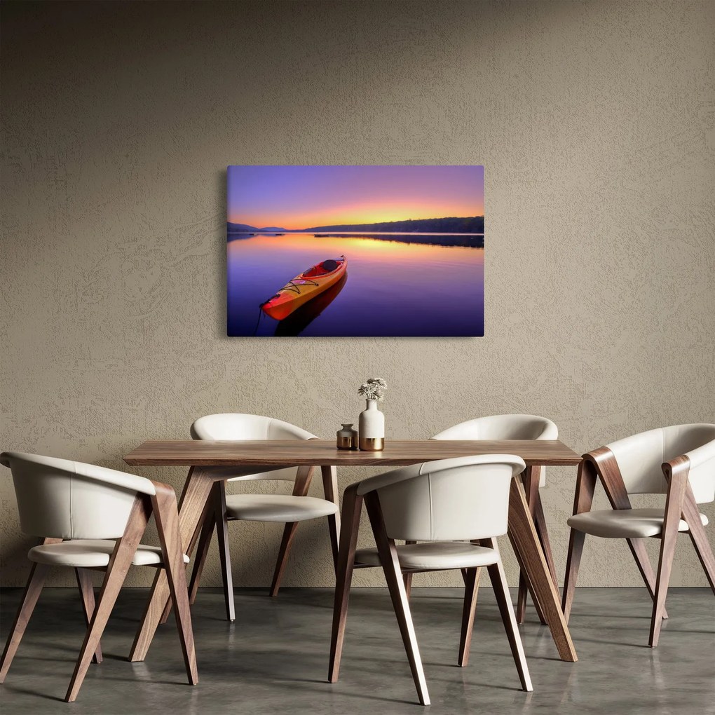 Tablou - Kayak pe lac (90x60 cm)