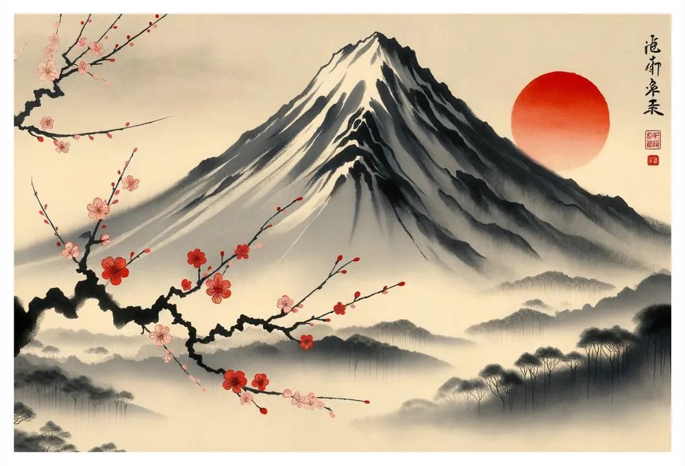 Tablou peisaj japonez