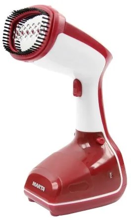 Aparat de calcat vertical cu abur MT-1176 Rosu, 1000 W, rezervor apa 300 ml