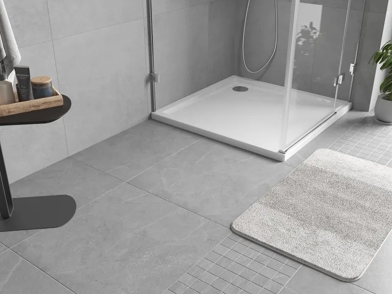 Mexen Flow dulap de duș pătrat slim 75 x 75 cm, alb lucios - 46S107575