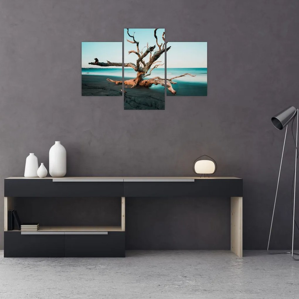Tablou - Debarcare pe plaja (90x60 cm)